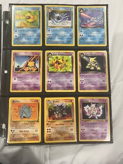 Lot of Pokemon cards 1st edition
