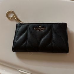 NEW Kate Spade Puffed Wrist Wallet Black