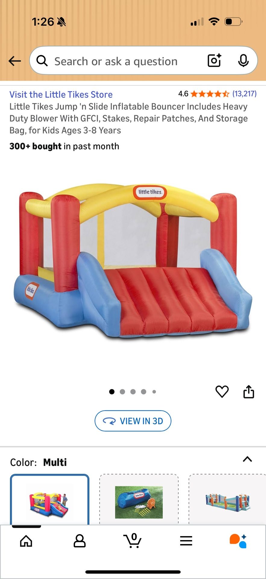 Little Tikes Bounce House Ages 3-8