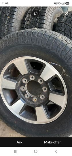 4 wheels and tires 18" 8 lug Ford truck utility truck 8x170,mm