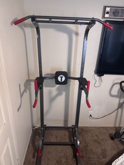 Power Tower Pull-Up Dip Station