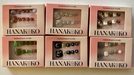 Hanakoko’s Press Nails For Toes (medium size)
