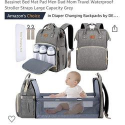 Diaper Bag Backpack With Changing Station