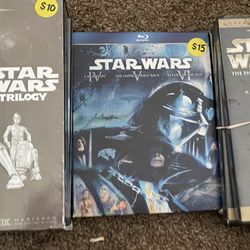 Star Wars Dvds & Blue Rays