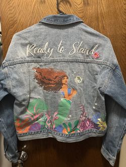 The Little Mermaid Women’s Denim Jacket Small