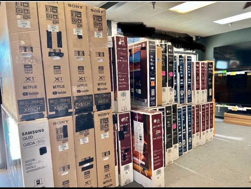 Tv 50-86 Led Smart 4k Hdtv In Box 6 Month Warranty. Free Delivery $269-$1197