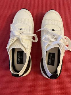 Knit White & BlackChanel Shoes