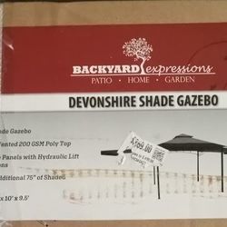 Brand New 10x10 Backyard Expressions Gazebo – Still in Box!