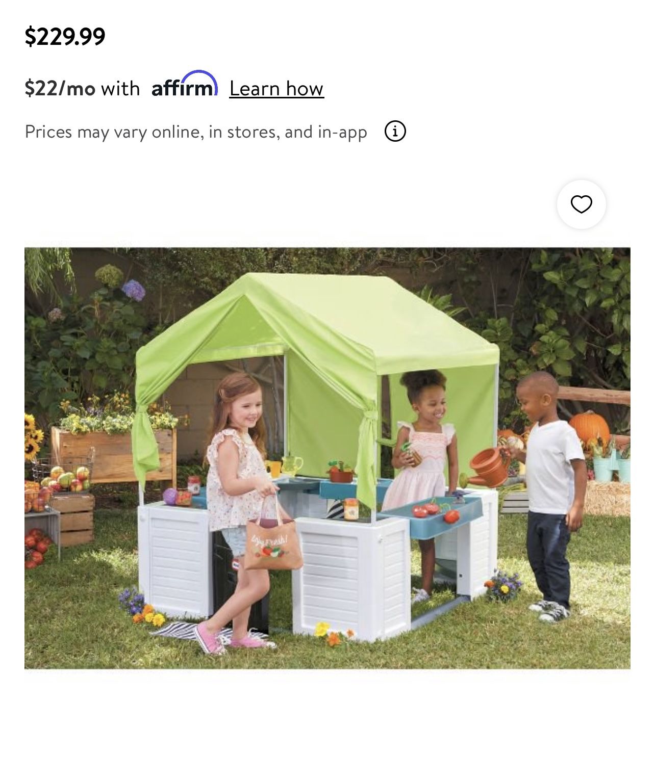 Little Tikes Exclusive Farmers Market Playhouse