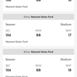 Lizzo - HSLR Sec 106 - 4 tickets