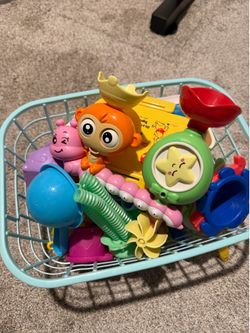 Assorted Infant and Toddler Bath and Sensory Toy Lot