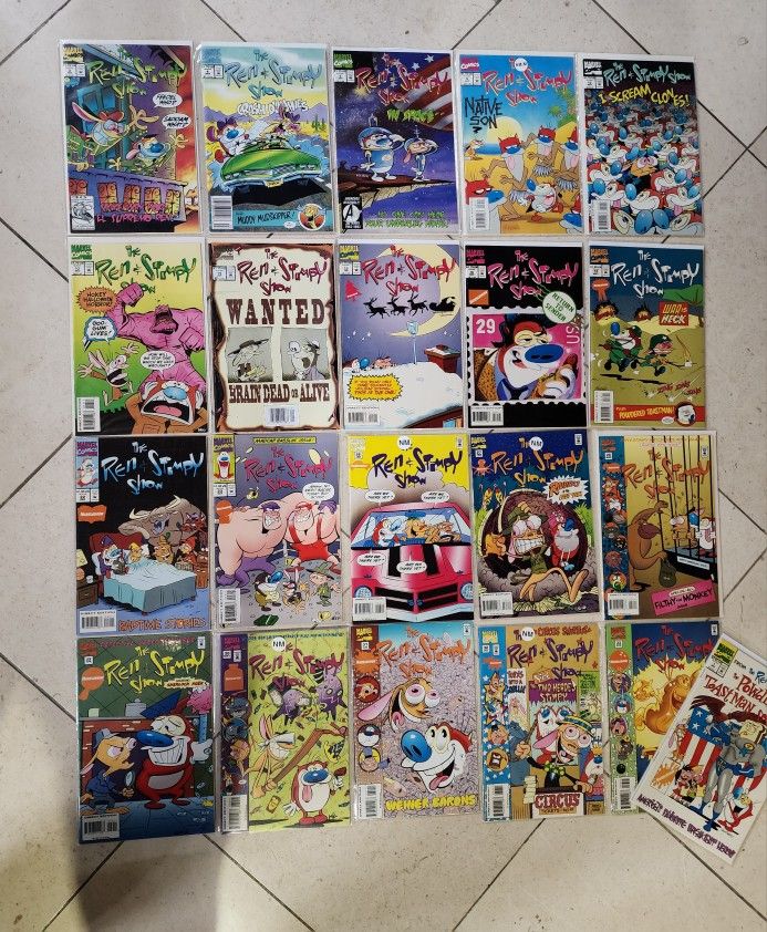 Marvel Ren & Stimpy Comic Lot of 21 NM 1992