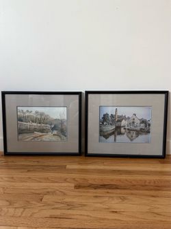 Professionally Framed Art Prints (2)