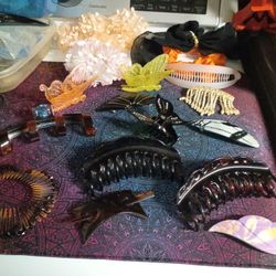 Hair Accessories, Clips, Most From France.