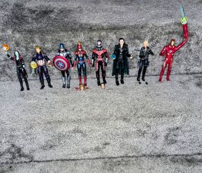 Marvel Avengers Action Figure Lot of 8