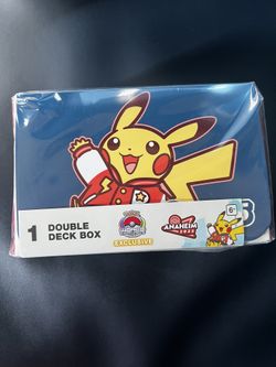 Pokemon Worlds 2025 Deck Box Varsity Pikachu