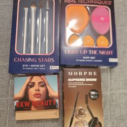 New Mackeup ,Kkw,real Techiques,morphe 