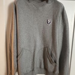 Dior Grey & Purple Oblique Logo Hoodie