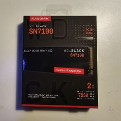 WD Black SN8100 2TB Gen4 NVMe M.2 SSD (BRAND NEW)