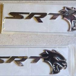 1 Hellcat SRT fender badge emblem sticker ahesive back See all 12 📸 sold separate SHIPPING AVAILABLE