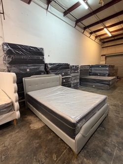Bed frame full, bed frame Queen