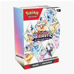 Pokemon  cards 2 prismatic evolution booster bundles