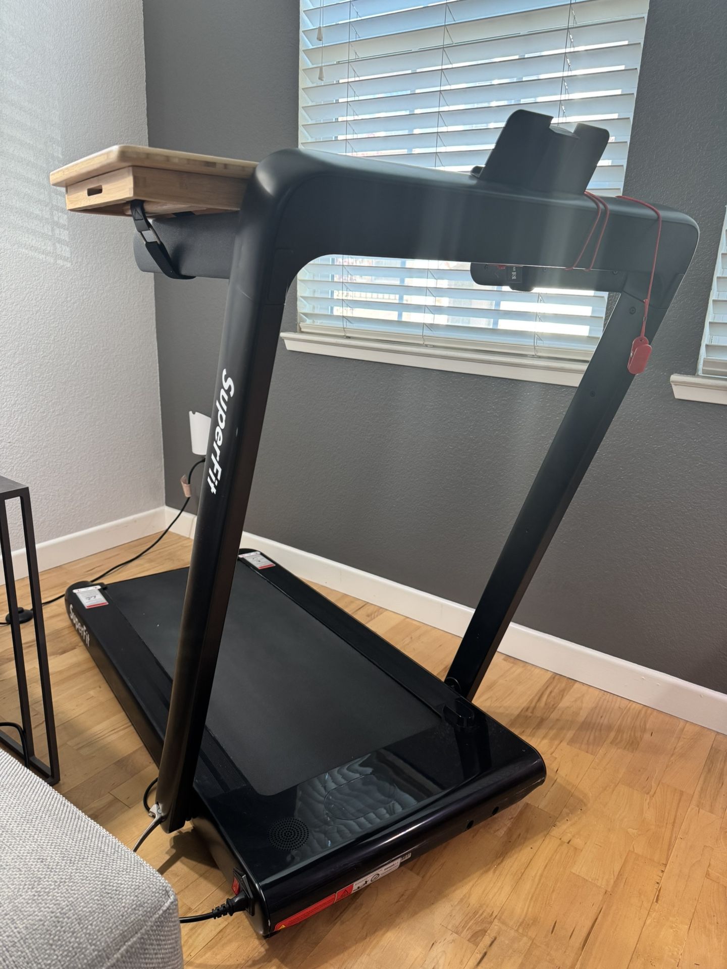 Foldable Treadmill With Desk Attachment