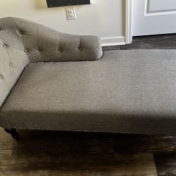 Gray Chaise Lounge 