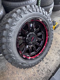 Weld Wheel with 33x12.50R20LT Mud Terrain Tire