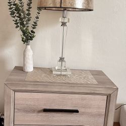 Night Stand And Lamp