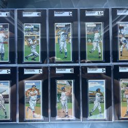 1955 Topps Double Header Complete Set (66-66) All Graded By SGC. SEE ALL PICS!!