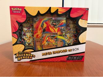 Pokémon Mega Evolution Ascended Heroes Mega Emboar ex box (Sealed)