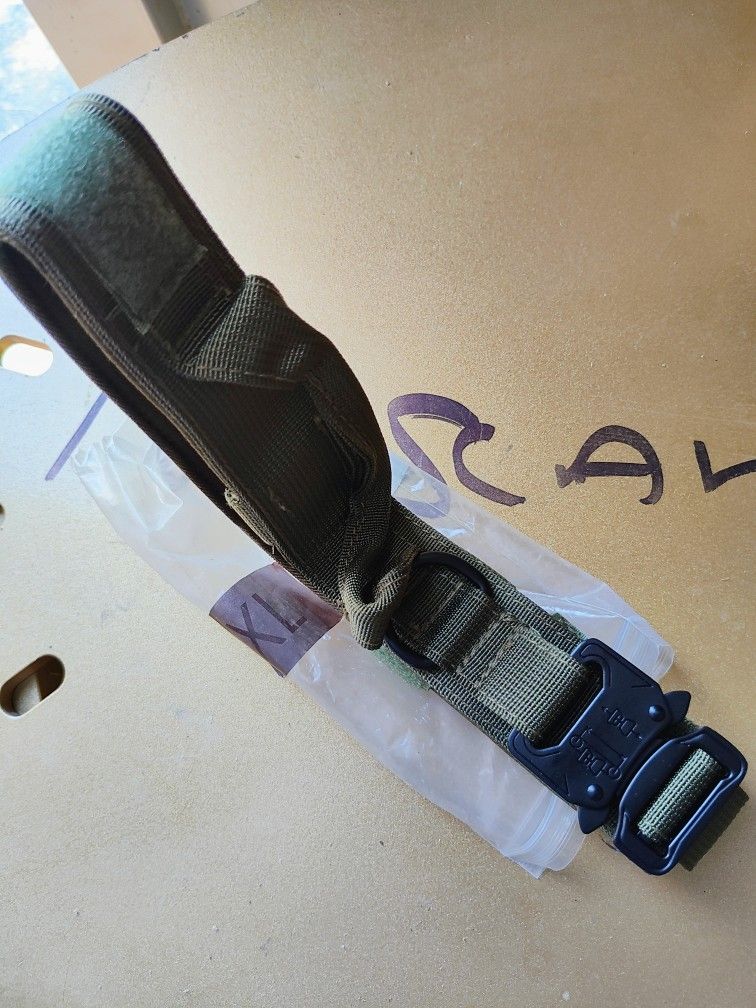 XL Adjustable Heavy Duty Green Dog Collar