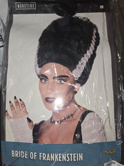 Bride of Frankenstein wig.