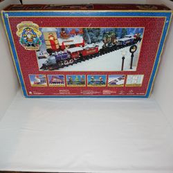Vtg 1992 Toy State Nutcracker Express Train Set w/ Sound Light Animated Tested