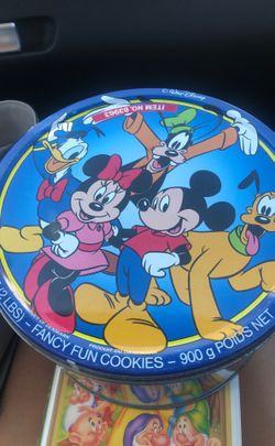 Walt Disney Collectible Tin Can