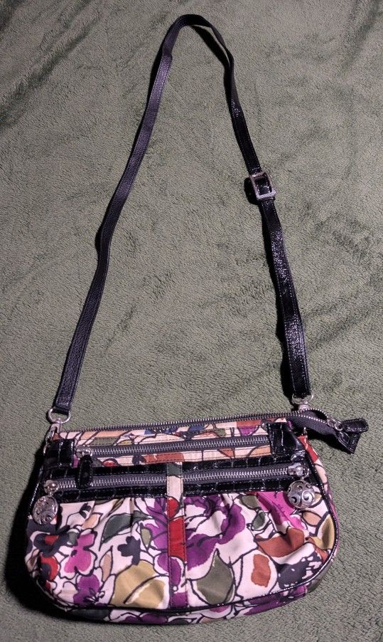 Brighton Floral Print Crossbody Purse 