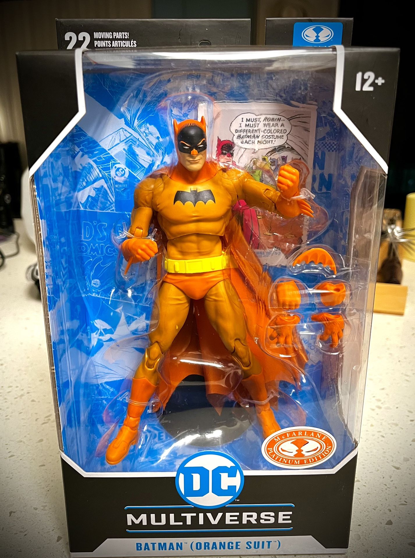McFarlane Toys DC Multiverse Batman Orange Suit Detective Comics #241 RED PLATINUM 