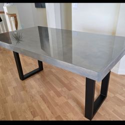 Stunning Gray Designer Dining Table