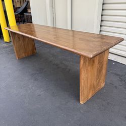 Ashley Furniture Isanti 58" Solid Wood Dining Bench Utility Bench Very Good Condition