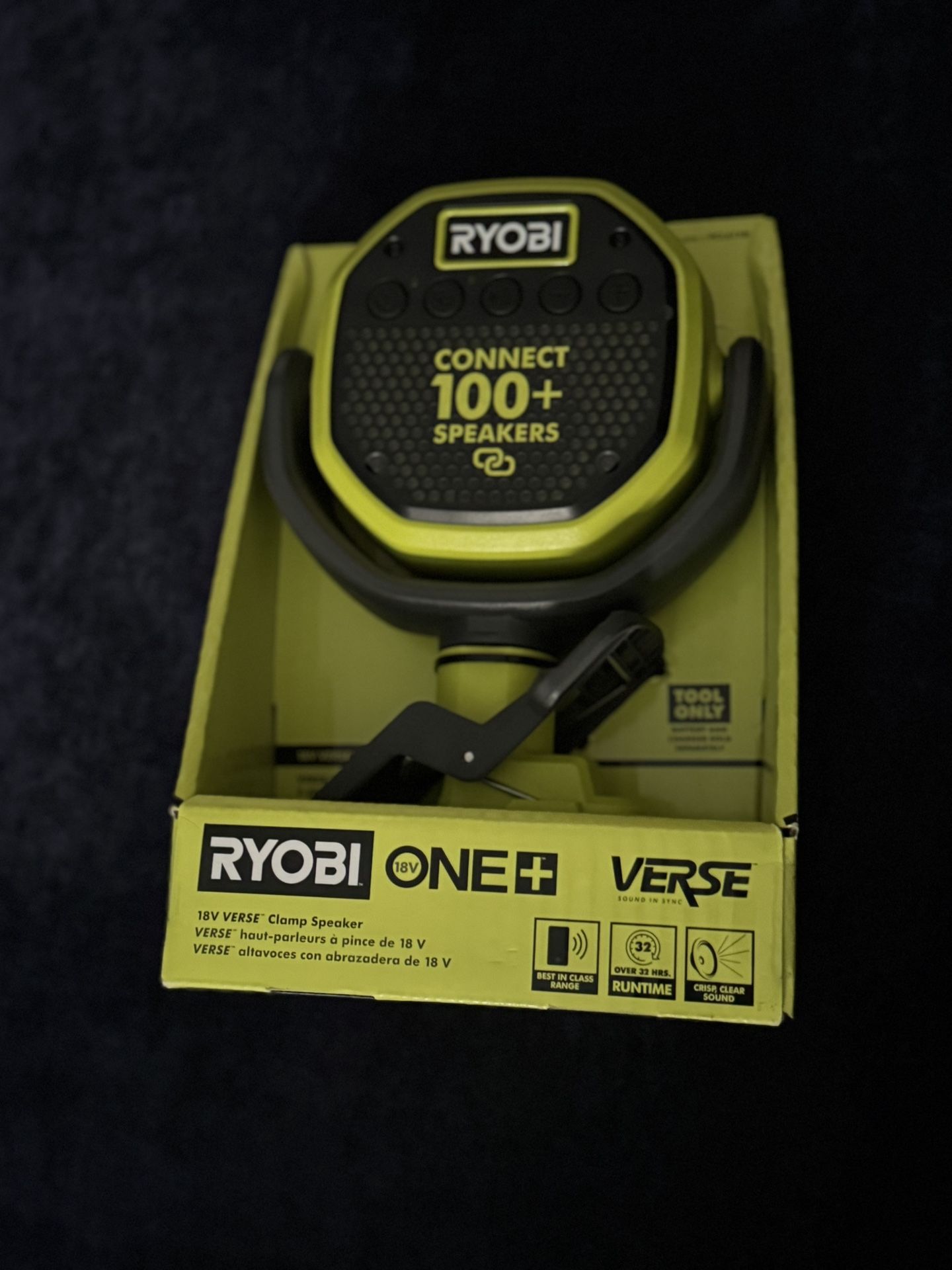 RYOBI ONE+ Clamp Speaker