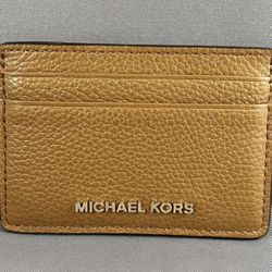 Michael Kors Pebbled Leather Card Case