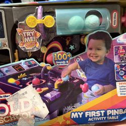 Little Tikes Old School My First Pinball Activity Table, Letters, Numbers, Planets, Counting, Sounds, Learning, Lights, Retro, Preschoo