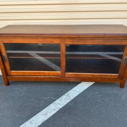 Solid wood TV stand, TV unit/ Mueble para tv de Madera solida