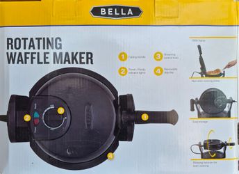 Rotating waffle maker