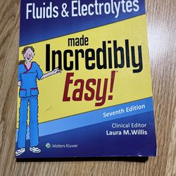 Fluids And Electrolytes Made Incredibly Easy