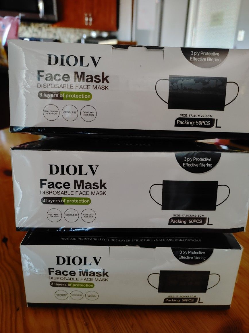 DIOLV Disposable Face Masks