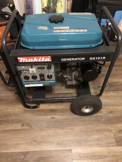 Makita Subaru G6101r 5800 watt generator electric start Tri -fuel