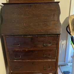 Vintage Antique Secretary