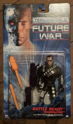 1992 KENNER FUTURE WAR BATTLE READY TERMINATOR 5 1/2" ACTION FIGURE NEW SEALED!